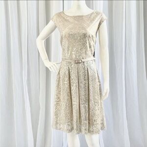 NWT Eva Mendes Sequin belted dress 18
